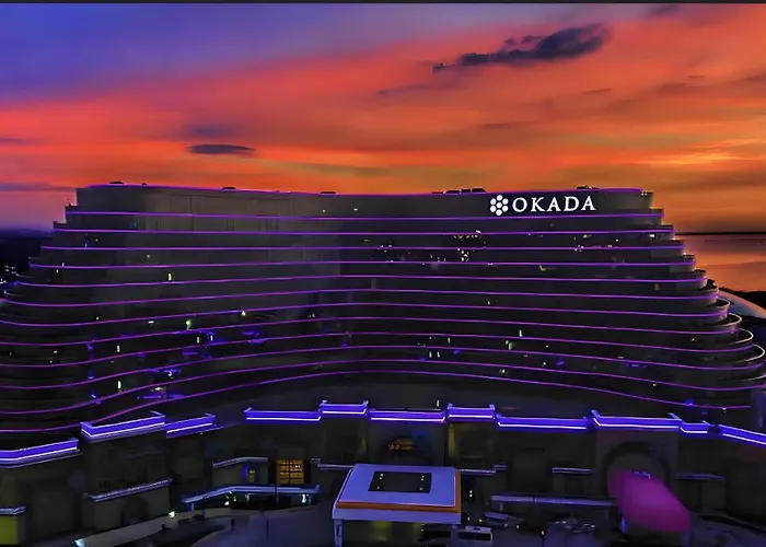 Apartment Modern 1br With Balcony Facing Infinity Pool Bay Sunset Near Airports Okada Solaire Moa *