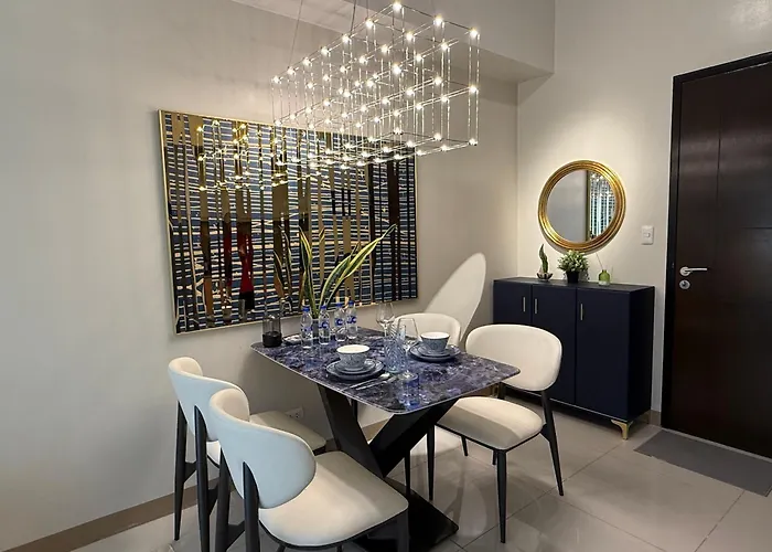 Modern 1br With Balcony Facing Infinity Pool Bay Sunset Near Airports Okada Solaire Moa * Manila