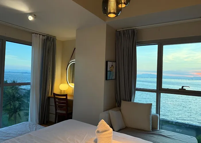 Apartment Modern 1br With Balcony Facing Infinity Pool Bay Sunset Near Airports Okada Solaire Moa Manila