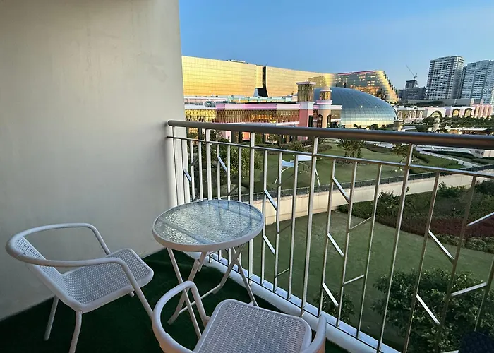 Apartment Modern 1br With Balcony Facing Infinity Pool Bay Sunset Near Airports Okada Solaire Moa